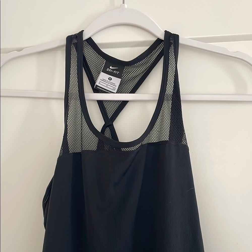 Nike Black Dri-FIT Mesh Tank